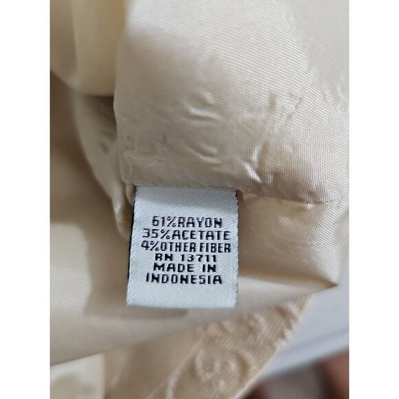 AMANDA SMITH Suit ~Woman Plus Size 16W~ Beige Texture Fabric Jacket Blazer NWOT. - Picture 8 of 9